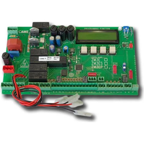 Centrale de commande pour motorisations – Alimentation 230V CA – Autodiagnostic sécurité – Compatible portails CAME VENU et AXO