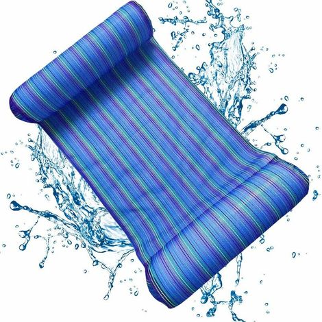 DEESSE SHOP - Hamac à eau, hamac flottant pour piscine, lit flottant gonflable pour piscine, chaise flottante, canapé d'eau, tapis pour piscine, plage, mer, chaise longue pour adulte (1/5)