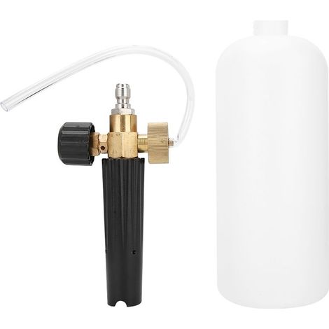 Foam of cleaning auto 1 L (1/4 po)\n\nFlacon sprayer high pressure, canon to foam, tool of cleaning (1/5)
