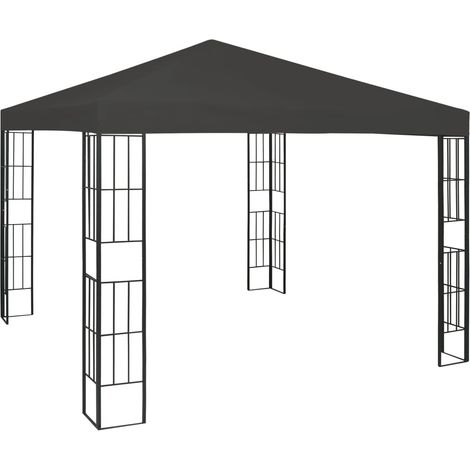Tonnelle de jardin Tonnelle Barnum Belvédère 3x3 m Anthracite 70170 (1/5)