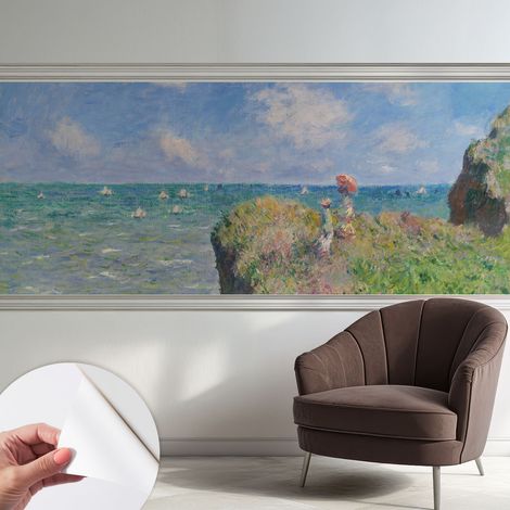 Papier peint adhésif décoratif pour salon chambre et cuisine Facile à poser avec colle Paysage paisible 250x104 cm (1/5)