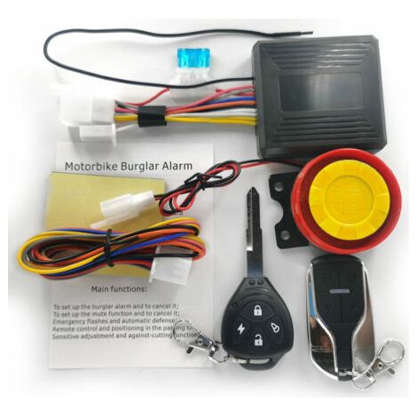 Antidémarrage de moto avec clé/remote (1/4)