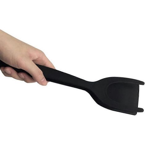 Spatule à œufs Grip and Flip en silicone pour la préparation de crêpes, de pain perdu et d'omelettes. (1/4)