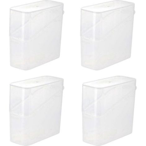 Boîte à fromage tranché pour réfrigérateur, lot de 4 boîtes de rangement pour fromage. (1/5)