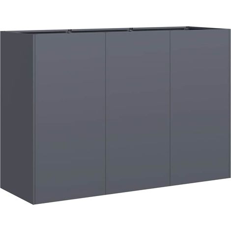 Maison Exclusive - Fioriera Antracite 120x40x80 cm in Acciaio Laminato a Freddo