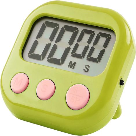Digitaler Küchentimer Magnetisch Backen Küche Studium Training Grün.