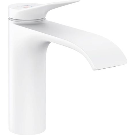 mitigeur lavabo hansgrohe Vivenis ComfortZone 110 CoolStart sans ensemble de vidage, blanc mat (1/2)