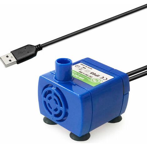 SHINING HOUSE USB-Smart-Haustier-Wasserspenderpumpe, leise, bürstenlose Tauchpumpe, ohne Lichter – ohne Lichter (1/5)