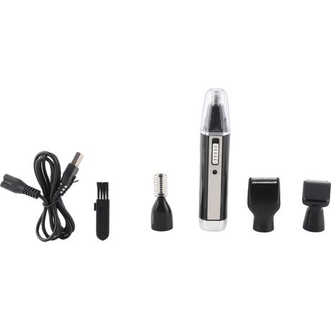 Kemei 4-en-1 Portable électrique rasage nez oreille barbe cheveux rasoir de sourcils ensemble sûr hommes EU (1/5)