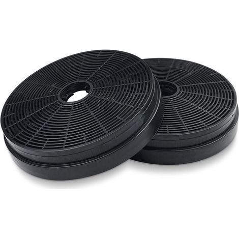 YMYNY 2x Dunstabzugshaubenfilter, Ø175 mm Aktivkohlefilter für Küchenabzugshauben, Umluftfilter als Ersatz für Respekta Miz0031, Klarstein, Pkm Co4 (1/5)