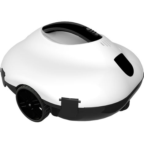 Robot Piscine, Aspirateur Piscine sans Fil pour 130 Minutes D'autonomie, Nettoyeur de Piscine avec Batterie Améliorée, Idéal pour Piscine Hors Sol/Enterrées à Fond (1/5)