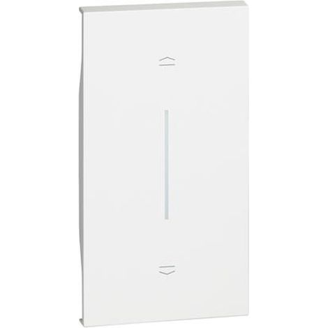 Cover Bticino Living Now con simbolo SU e GIU 2M bianco KW05MH2