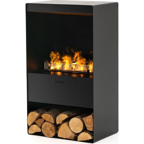 Planika – Steamy, camino elettrico autoportante a vapore d’acqua con effetto fiamma 3D, telecomando, funzione umidificatore d’aria e set di oli per aromaterapia inclusi (1/5)