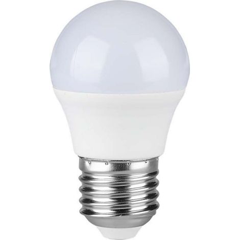 V-TAC AMPOULE LED CULOT E27 4,5W (ÉQUIVALENT 40W) G45 - 470 LUMEN - 3000K BLANC CHAUD - OUVERTURE DU FAISCEAU LUMINEUX 180° - EF (1/5)