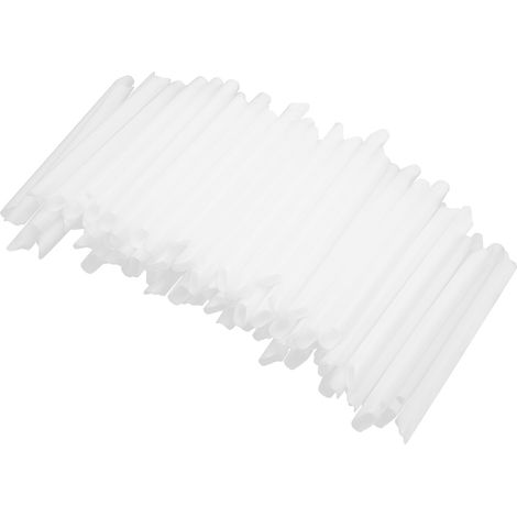 Lot de 200 tubes d'aspiration dentaire jetables, embouts d'aspiration salivaire en forme de S à double orifice, accessoires dentaires (1/5)