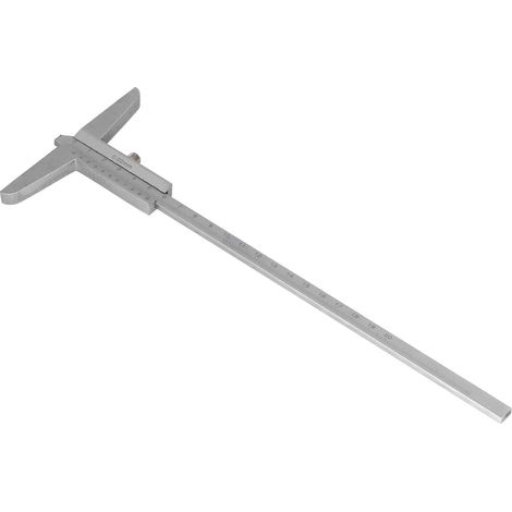 0,02 mm Metalltiefenmessschieber, hochpräzise Messlehre, Mikrometer, Messwerkzeug 0–200 mm (1/5)