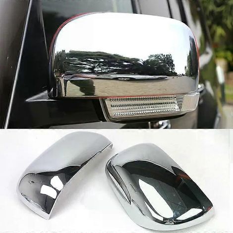 Enjoliveurs décoratifs chromés ABS pour rétroviseurs latéraux Mitsubishi Pajero 2007--JXLGV (1/4)
