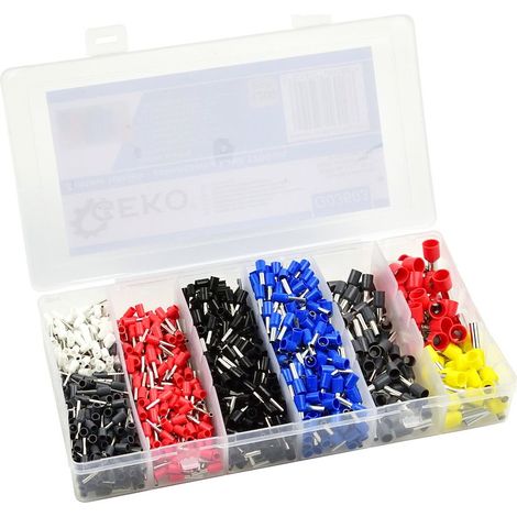 Set di guaine terminali per cavi 1200 pezzi (50) (1/2)