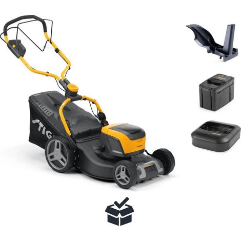 STIGA Combi 548e S Kit: Tondeuse à Batterie 48V, Coupe 46cm pour Pelouses Impeccables (1/5)
