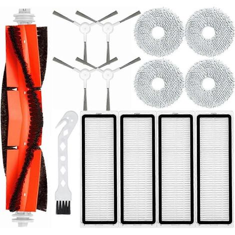 Pour aspirateur robot S10+ / S10 Plus B105 Brosse latérale principale Filtre HEPA Chiffon de nettoyage Pièces de rechange (1/5)