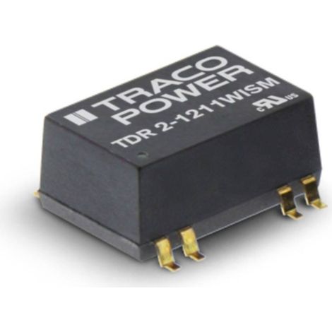 TracoPower TDR 2-2422WISM Convertitore DC/DC SMD 24 V/DC 12 V/DC, -12 V/DC 83 mA 2 W Num. uscite: 2 x Contenuto 1 pz.