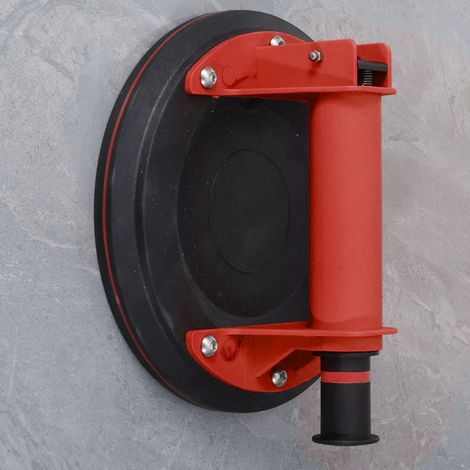 Industrieller 8-Zoll-Hebesaugnapf, Tragfähigkeit 440 lb/200 kg, Hochleistungs-Vakuumsaugnapf mit Manometer zum Ersetzen von Glas, Fliesen, Holz und Blech. (1/5)