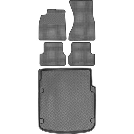 Audi A7 I 4G8 Sportback (2010–2017) – SET: Gummifußmatten + Kofferraummatte (1/5)
