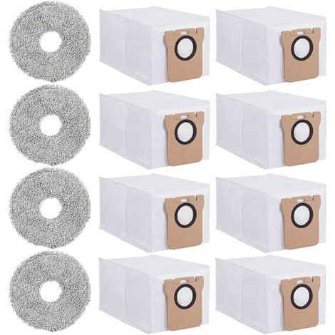Kit de Accesorios para Robot Aspirador 12 Piezas, Incluye 8 Filtros y 4 Pads de Limpieza, Compatible con Modelos L20 Ultra, L10s Ultra, L10 Ultra (1/5)