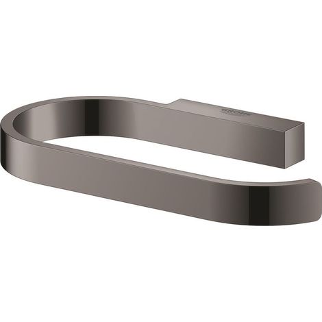 GROHE 41068A00 WC-Papierhalter Selection 41068 ohne Deckel hard graphite (1/5)