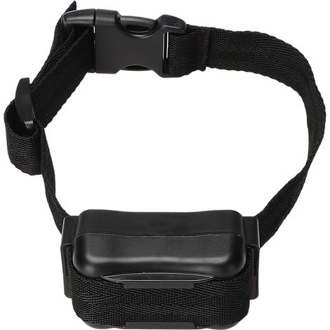 Collier Anti-aboiement pour chien, entraînement Anti-aboiement, choc statique automatique pour chiens de taille moyenne et petite, noir (1/5)