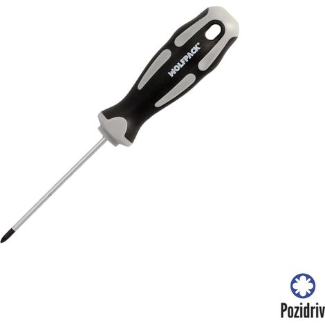 Destornillador Pozidriv Acero S2 - PZ 0 x Ø 3,0 x 75 mm (1/5)
