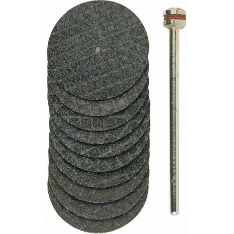 Proxxon Micromot 28 808 Disco di taglio dritto 22 mm 10 pz. Acciaio inox, Acciaio, Metalli non ferrosi, Plastica, Legno
