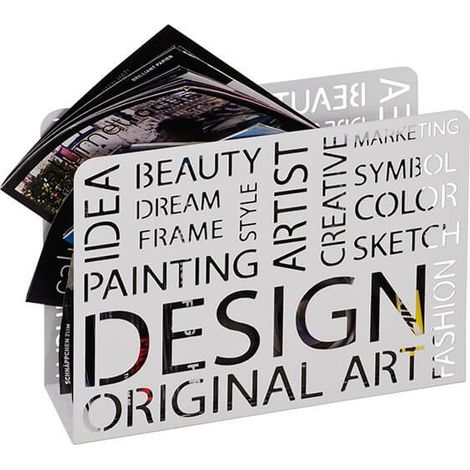 Porte revue blanc Design