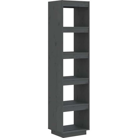 Maison Exclusive - Bibliothèque/Séparateur de pièce Gris 40x35x167 cm Pin solide (1/5)