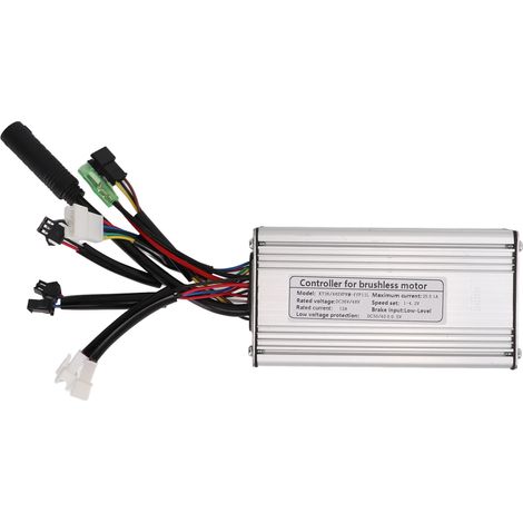 36V 48V 25A Contrôleur Vélo Électrique Double Câble Lumière Dissipation Chaleur 9 Tubes (1/5)
