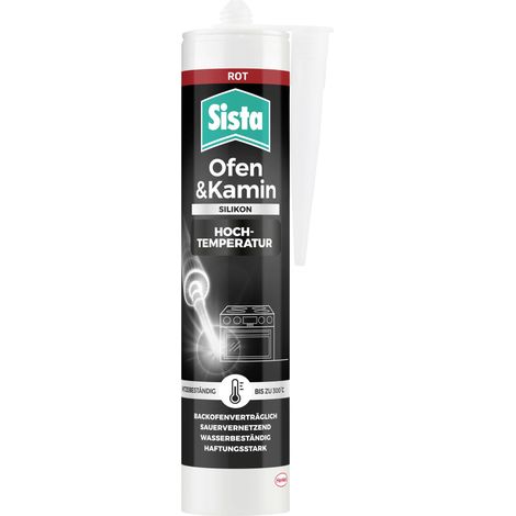 Sista four + cheminée silicone qualité professionnelle 280 ml rouge (Par 12) (1/2)