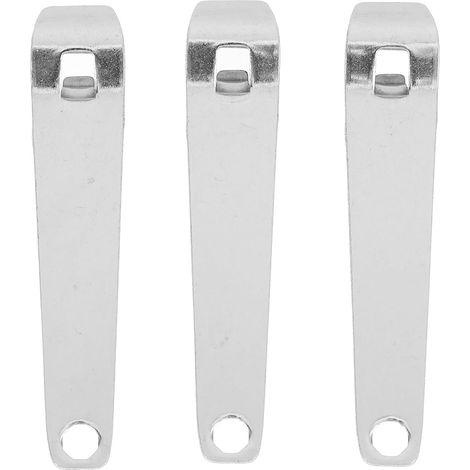 Ouvre-Bouteilles Médicaux en Acier Inoxydable Lot de 3, Mini Format Portable, Décapsuleur Réutilisable pour Administration de Remède (1/5)