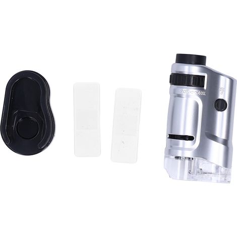 1 Microscope LED Portable 20-40X Zoom Base Identification Bijoux Réparation Circuit (1/5)