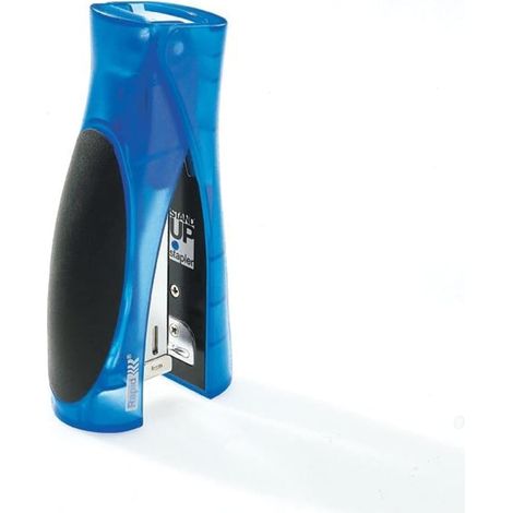 Agrafeuse en plastique et métal Bleu transparent (1/5)