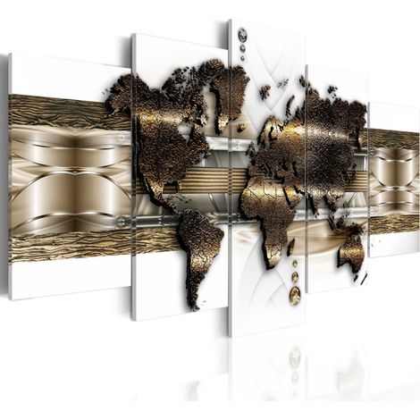 Tableau Imprimé "Metalic World" 100 x 200 cm (1/2)