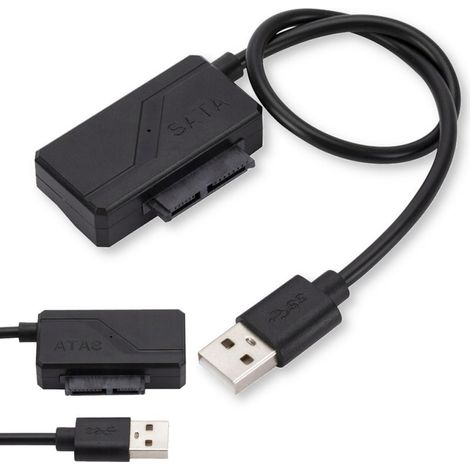 Câble adaptateur USB 2.0 Slimline SATA 7+6 13 broches (1/5)