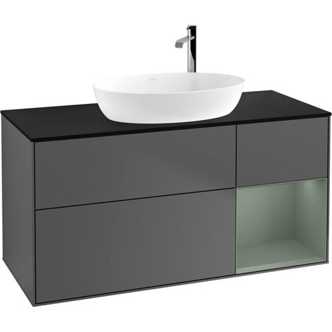 Villeroy & Boch F952GMGK Meuble sous-lavabo Finion F95 (1/2)