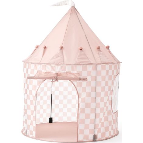 Stars - Play Tent Check Apricot - (1000928)