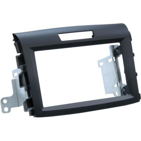 Kit Support Autoradio compatible avec Honda CR-V Noir rubber-touch