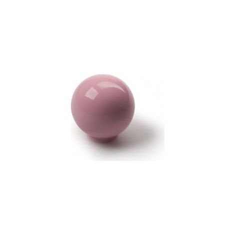 Pomo de plástico con acabado rosa, dimensiones: 28x28x29mm Ø: 28mm -