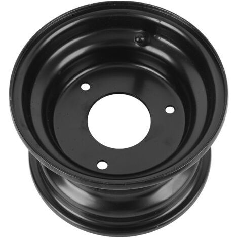 Roue de karting 145/70-6 avec jante en alliage d'aluminium 6 pouces à 3 trous, design élégant, forte adhérence, convient aux VTT, aux motos tout-terrain et aux tondeuses à gazon. (1/5)