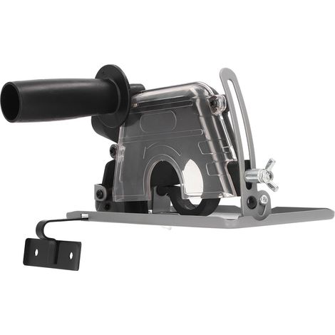 Support d'angle meuleuse réglable 45°, robuste en alliage d'aluminium et plastique, fixation pour meuleuse 100 mm (1/5)