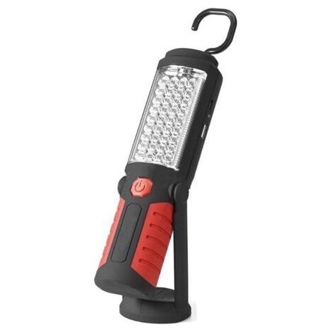 Flashlight, Powerful Rechargeable Work Light, LED Portable Lamp Workshop Lamp with Magnetic Base, Torch Light for Auto, Camping and Emergency (1/5)