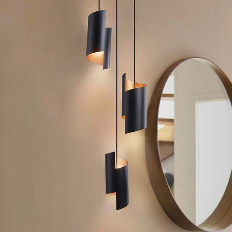[NEUWERTIG] B-Ware LEDVANCE SMART+ Pendelleuchte Hängeleuchte Twist schwarz dimmbar Lampe 80W 78cm (1/2)