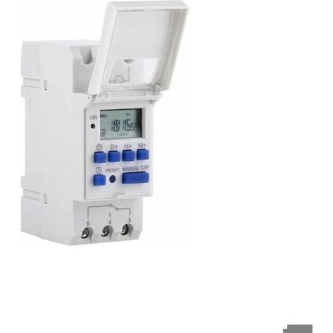 Programmateur électrique hebdomadaire LCD avec minuterie numérique 15 A (220 V) (1/4)